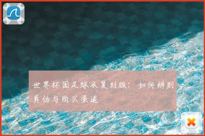 世界杯国足球衣复刻版:如何辨别真伪与购买渠道