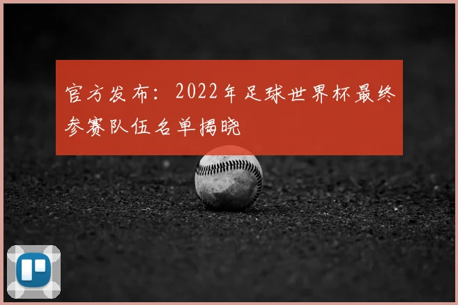 官方发布：2022年足球世界杯最终参赛队伍名单揭晓