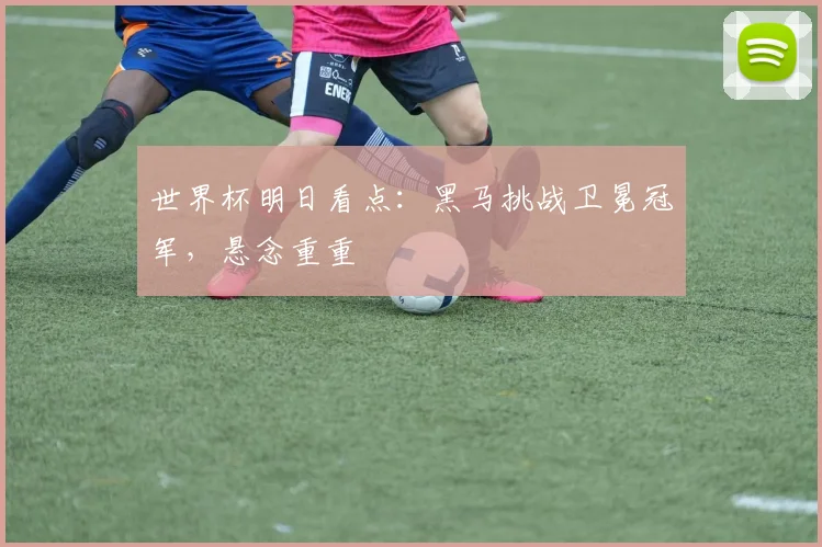 世界杯明日看点：黑马挑战卫冕冠军，悬念重重